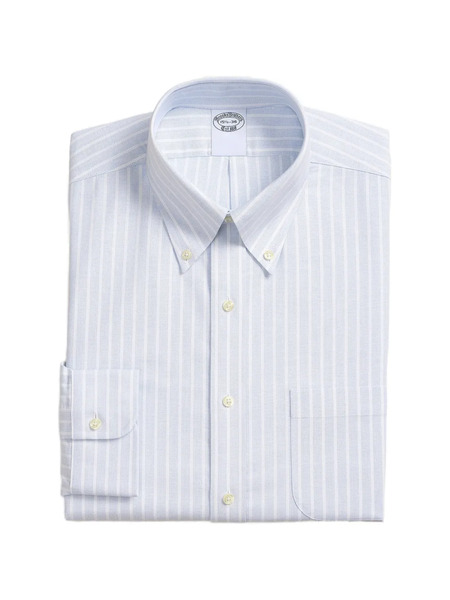  Brooks Brothers Button-down Striped Shirt - Blue 