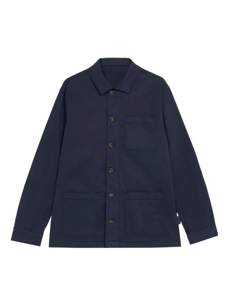  Brooks Brothers Button-fastening Shirt Jacket - Blue 