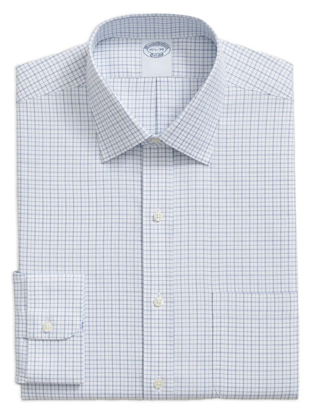  Brooks Brothers Checked-patterned Shirt - White 