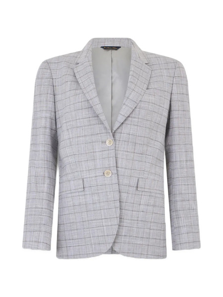  Brooks Brothers Glen Plaid Single-breasted Blazer - Grey 