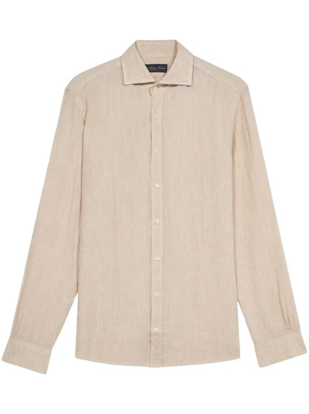  Brooks Brothers Linen Shirt - Neutrals 