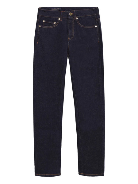  Brooks Brothers 5-pocket Button Straight-leg Jeans - Blue 