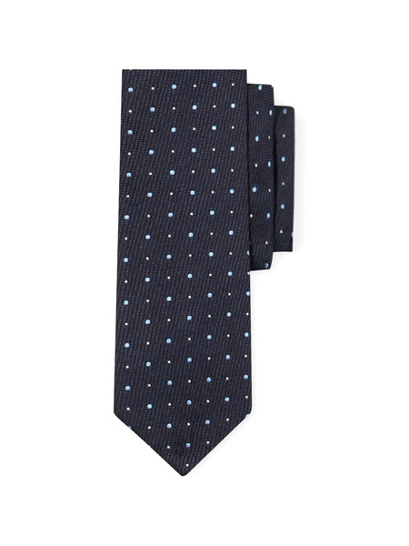  Brooks Brothers Polka Dot Silk Tie - Blue 