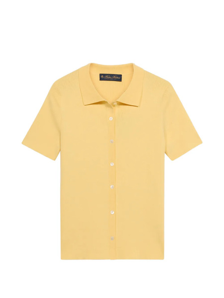  Brooks Brothers Rib-knit Shirt - Yellow 