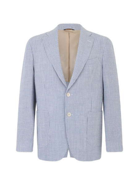  Brooks Brothers Seersucker Single-breasted Blazer - Blue 