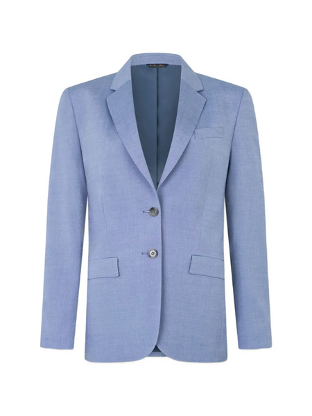  Brooks Brothers Single-breasted Flap Pocket Blazer - Blue 