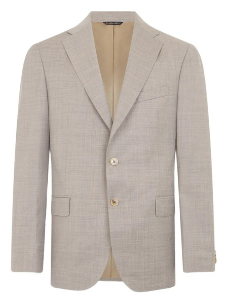  Brooks Brothers Single-breated Blazer - Brown 
