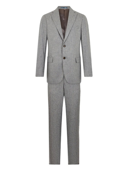  Brooks Brothers Stripe-pattern Wool Suit - Grey 