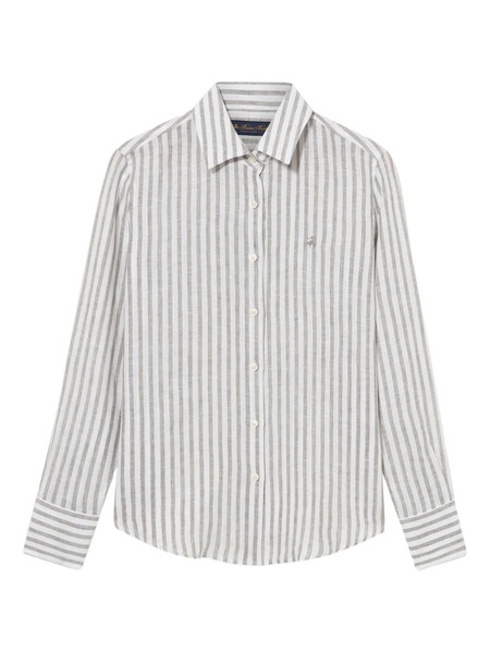  Brooks Brothers Striped-pattern Shirt - White 
