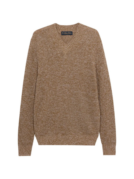  Brooks Brothers V-neck Sweater - Neutrals 