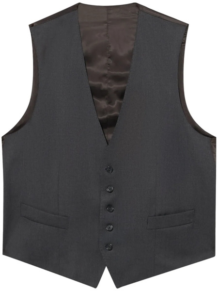  Brooks Brothers Virgin Wool Waistcoat - Grey 