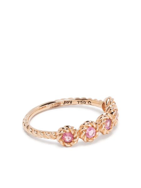  Brumani 18kt Rose Gold Joy Pink Tourmaline Ring 