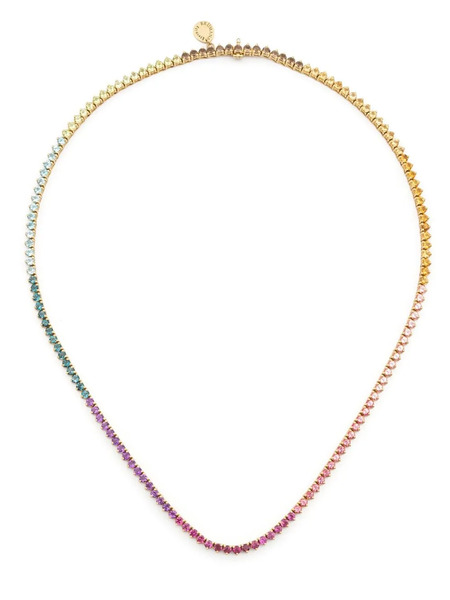  Brumani 18kt Yellow Gold Diamond Rainbow Necklace 