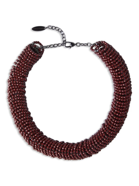  Brunello Cucinelli Adjustable-length Choker - Red 