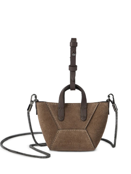  Brunello Cucinelli Bc Duo Mini Bag - Brown 