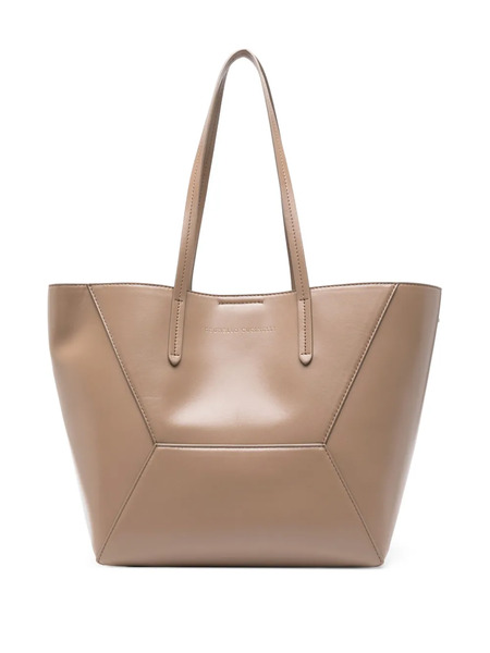  Brunello Cucinelli Bc Duo Panelled Shoulder Bag - Neutrals 