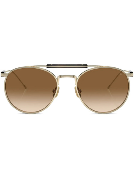  Brunello Cucinelli Bc2004st Round-frame Sunglasses - 501651 