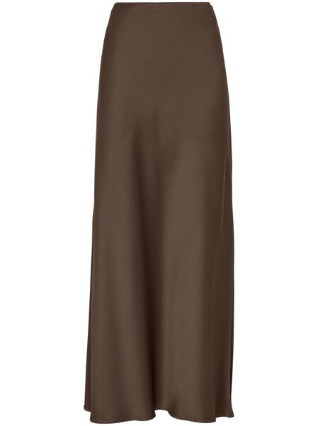  Brunello Cucinelli Bias-cut Maxi Skirt - Brown 