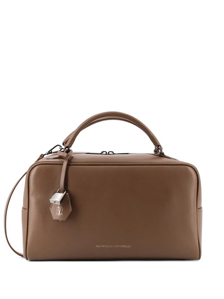  Brunello Cucinelli Boston Explorer Top-handle Tote Bag - Brown 