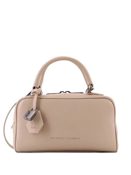  Brunello Cucinelli Boston Explorer Top-handle Tote Bag - Neutrals 