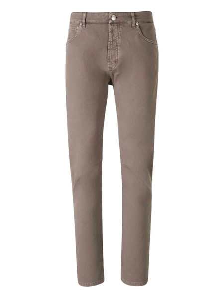  Brunello Cucinelli Button Fly Jeans - Brown 