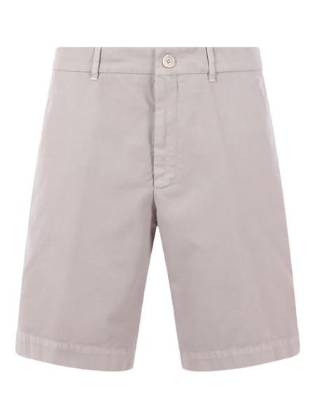  Brunello Cucinelli Button Shorts - Neutrals 