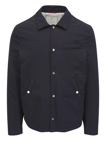  Brunello Cucinelli Buttoned Jacket - Blue 