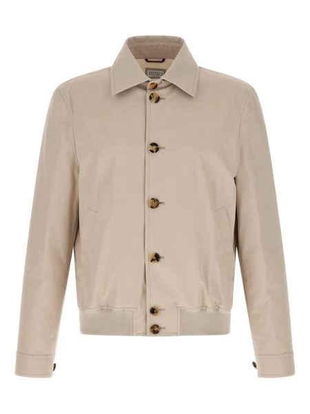  Brunello Cucinelli Buttoned Shirt Jacket - Neutrals 