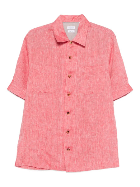  Brunello Cucinelli Buttoned Shirt - Red 