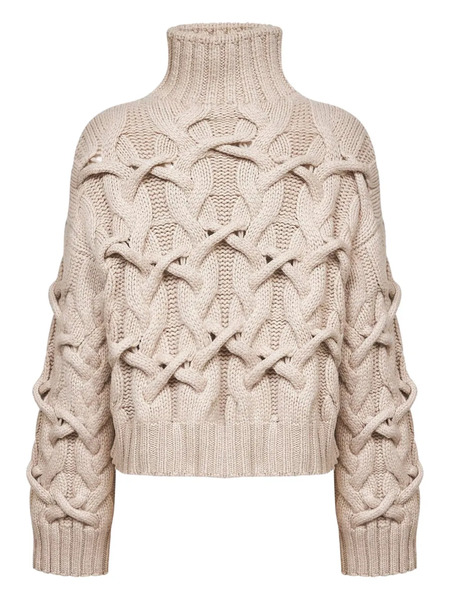  Brunello Cucinelli Cable-knit Sweater - Neutrals 