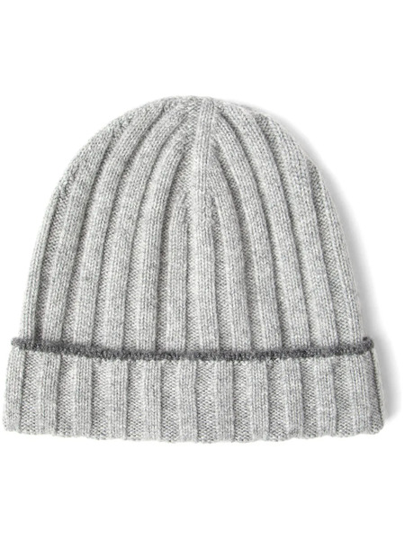  Brunello Cucinelli Cashmere Beanie - Grey 