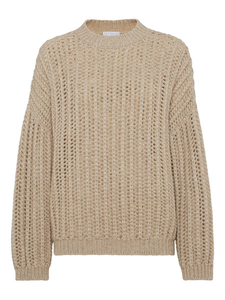  Brunello Cucinelli Chunky-knit Cashmere Sweater - Brown 