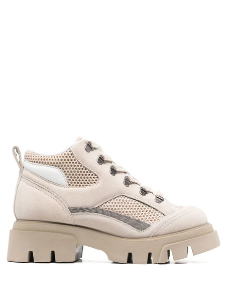  Brunello Cucinelli Chunky-sole Boots - Neutrals 