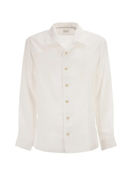  Brunello Cucinelli Classic-collar Button Shirt - White 