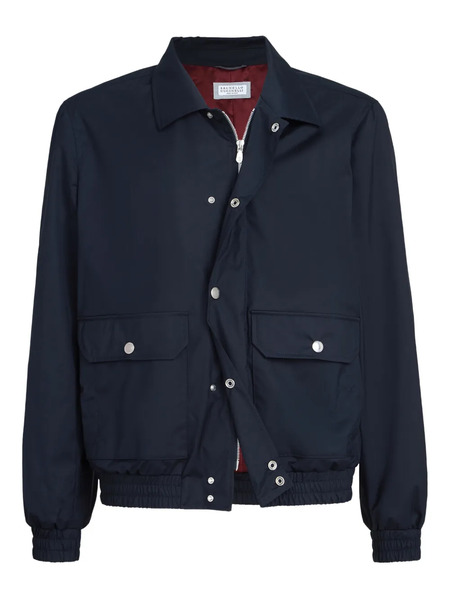  Brunello Cucinelli Collar Jacket - Blue 