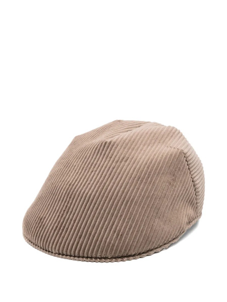  Brunello Cucinelli Corduroy Beret - Brown 