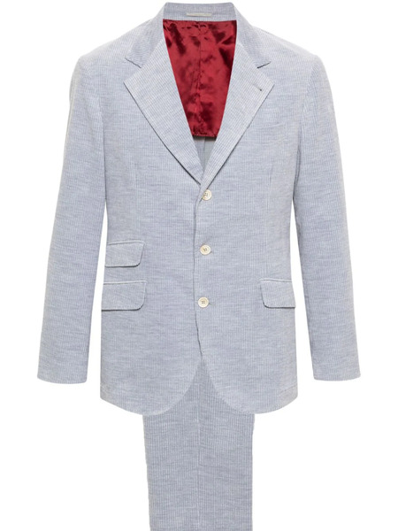  Brunello Cucinelli Corduroy Suit - Grey 