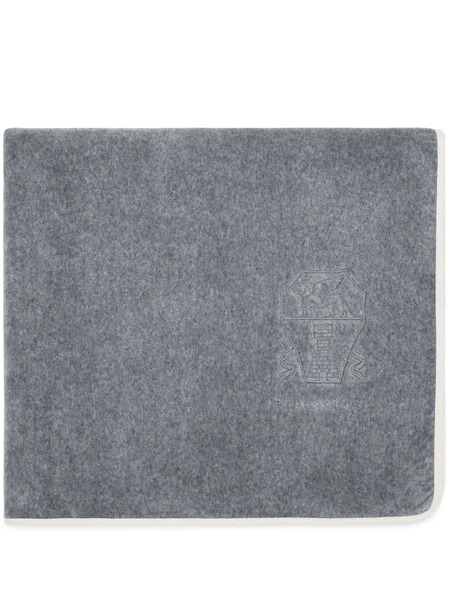  Brunello Cucinelli Cotton Beach Towel - Grey 