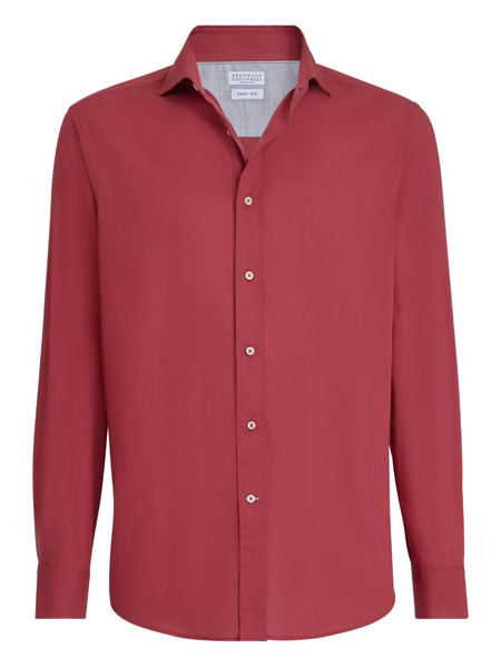  Brunello Cucinelli Cotton Shirt - Red 
