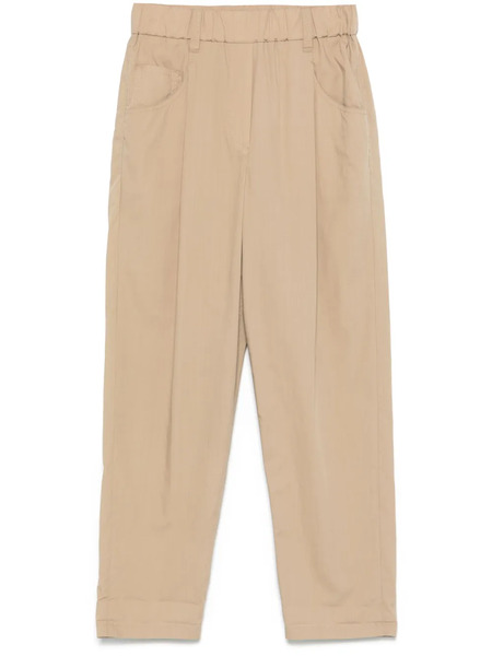  Brunello Cucinelli Cotton Trousers - Brown 