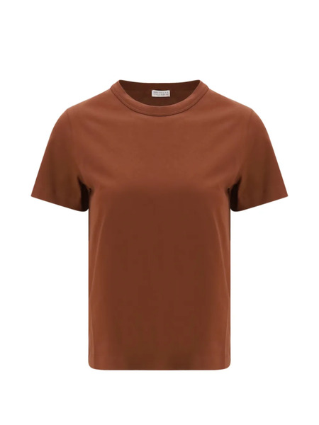  Brunello Cucinelli Crew-neck T-shirt - Brown 