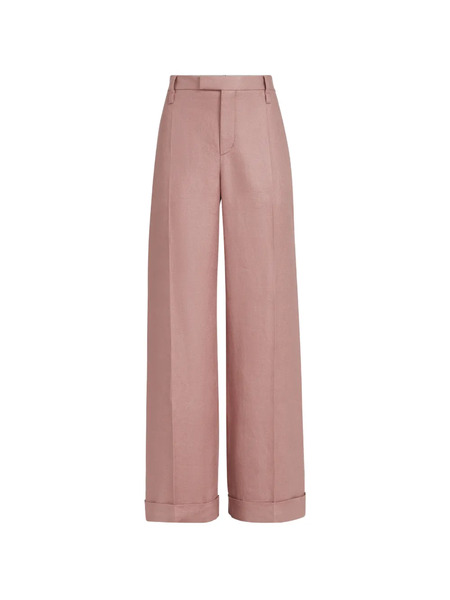  Brunello Cucinelli Diagonal Flared Trousers - Pink 