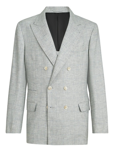  Brunello Cucinelli Double-breasted Blazer - Grey 
