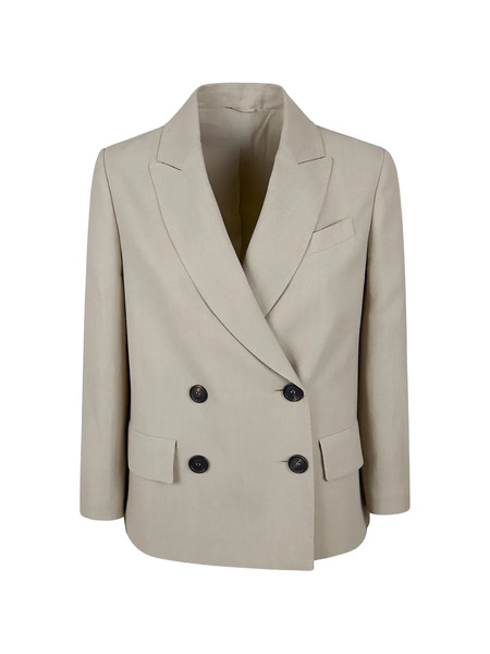  Brunello Cucinelli Double-breasted Blazer - Neutrals 