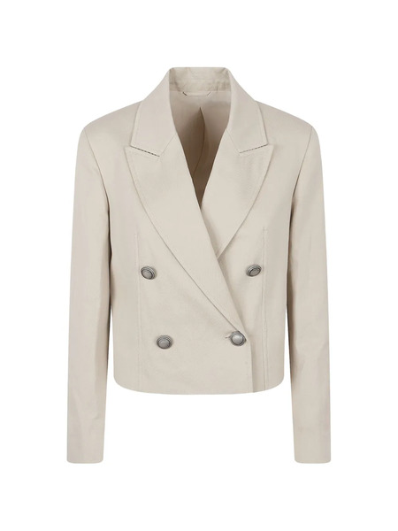  Brunello Cucinelli Double-breasted Blazer - Neutrals 