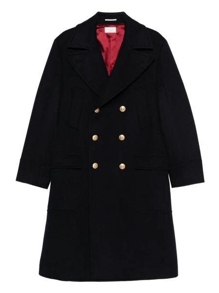  Brunello Cucinelli Double-breasted Coat - Blue 