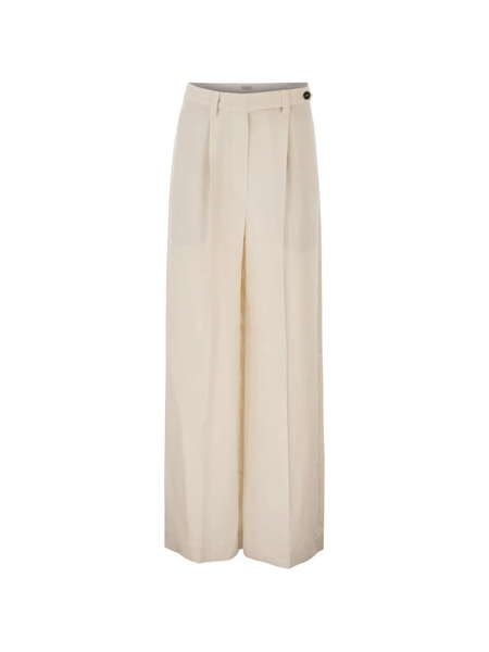  Brunello Cucinelli Double Pleats Tailored Trousers - Neutrals 