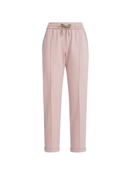  Brunello Cucinelli Drawstring Track Pants - Pink 