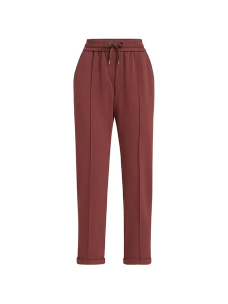  Brunello Cucinelli Drawstring Track Pants - Red 
