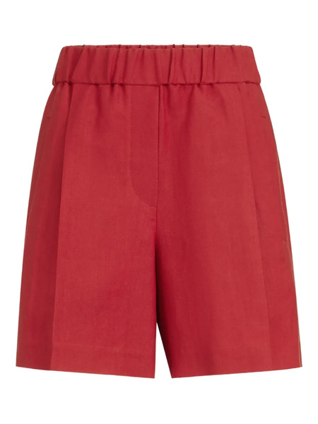  Brunello Cucinelli Elastic-waistband Shorts - Red 
